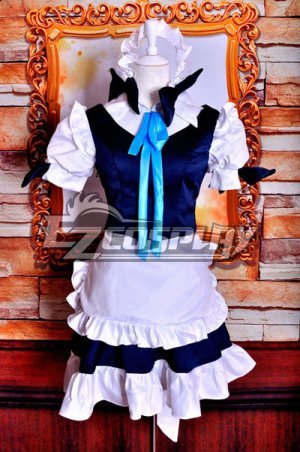 Touhou Project Izayoi Sakuya Maid Cosplay  Deluxe Version