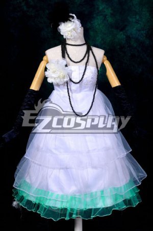 Miku Small White Dress Loita Cosplay -Y290