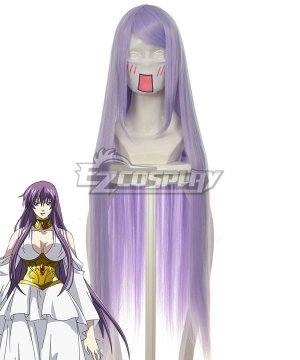 Knights of the Zodiac Athena Purple Light Purple Cosplay  038B