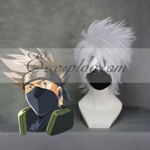 Hatake Kakashi Sliver White Cosplay -201A