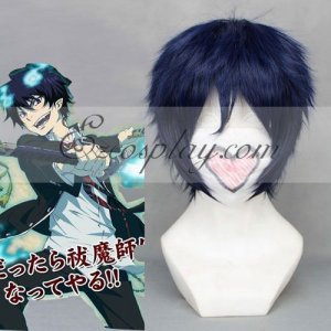 Blue Exorcist Ao no Exorcist Okumura Rin Dark Blue Cosplay -212A