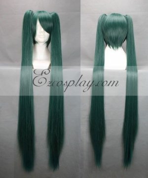 Vocaloid Thousand Cherry Tree Hatsune Miku Dark Green Cosplay  042F