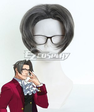 Gyakuten Saiban Miles Edgeworth Gray Cosplay  407B