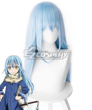 Tensei Shitara Suraimu Datta Ken Rimuru Tempest Longer Light Blue Cosplay  - 473AA