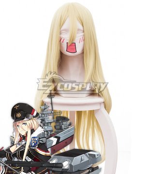 Azur Lane Bismarck Yellow Cosplay Wig - B461G